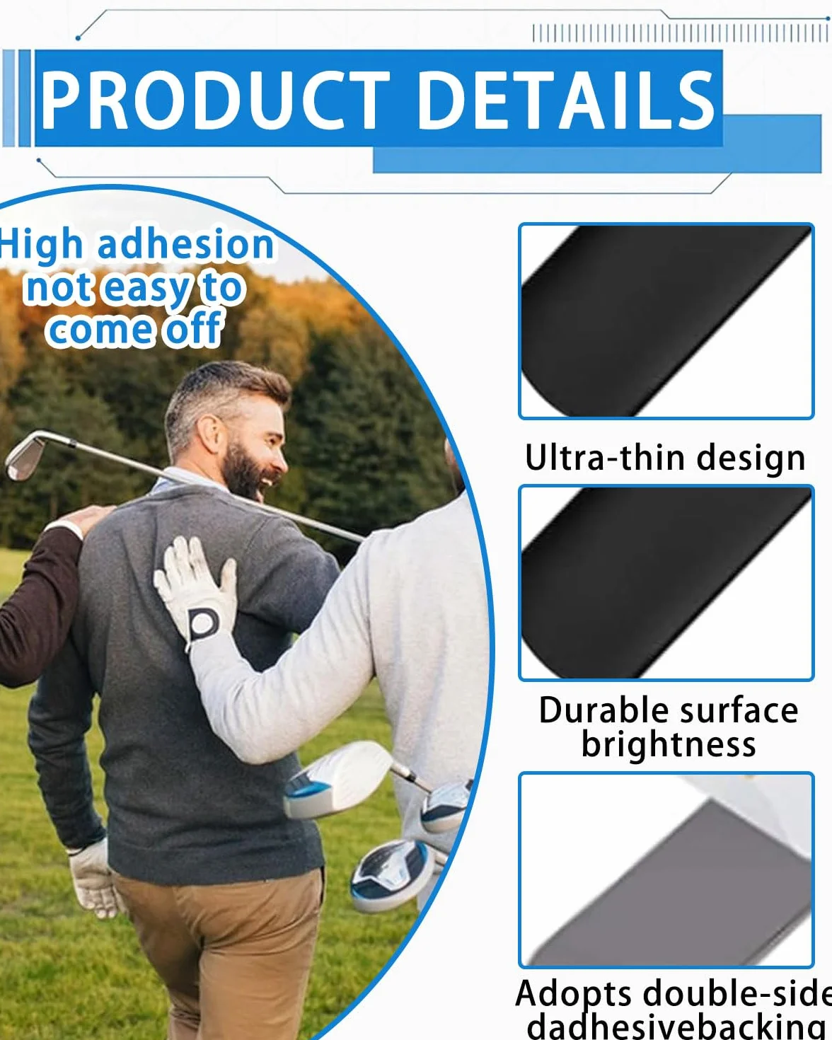 Nastro di Piombo per Racchette da Tennis, Golf, Pickleball Paddle, 5g, Protezione Bordo, Contrappeso