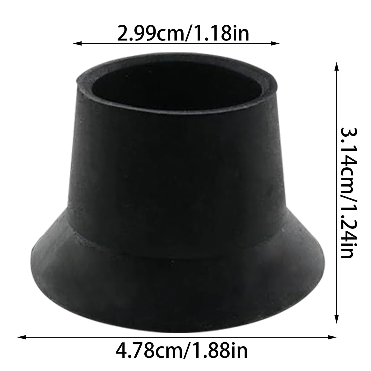 Set di 6 gommini per gambe del trampolino, copertura per tubo elastico | per il letto, per assorbire gli urti, riduzione del rumore, per adulti