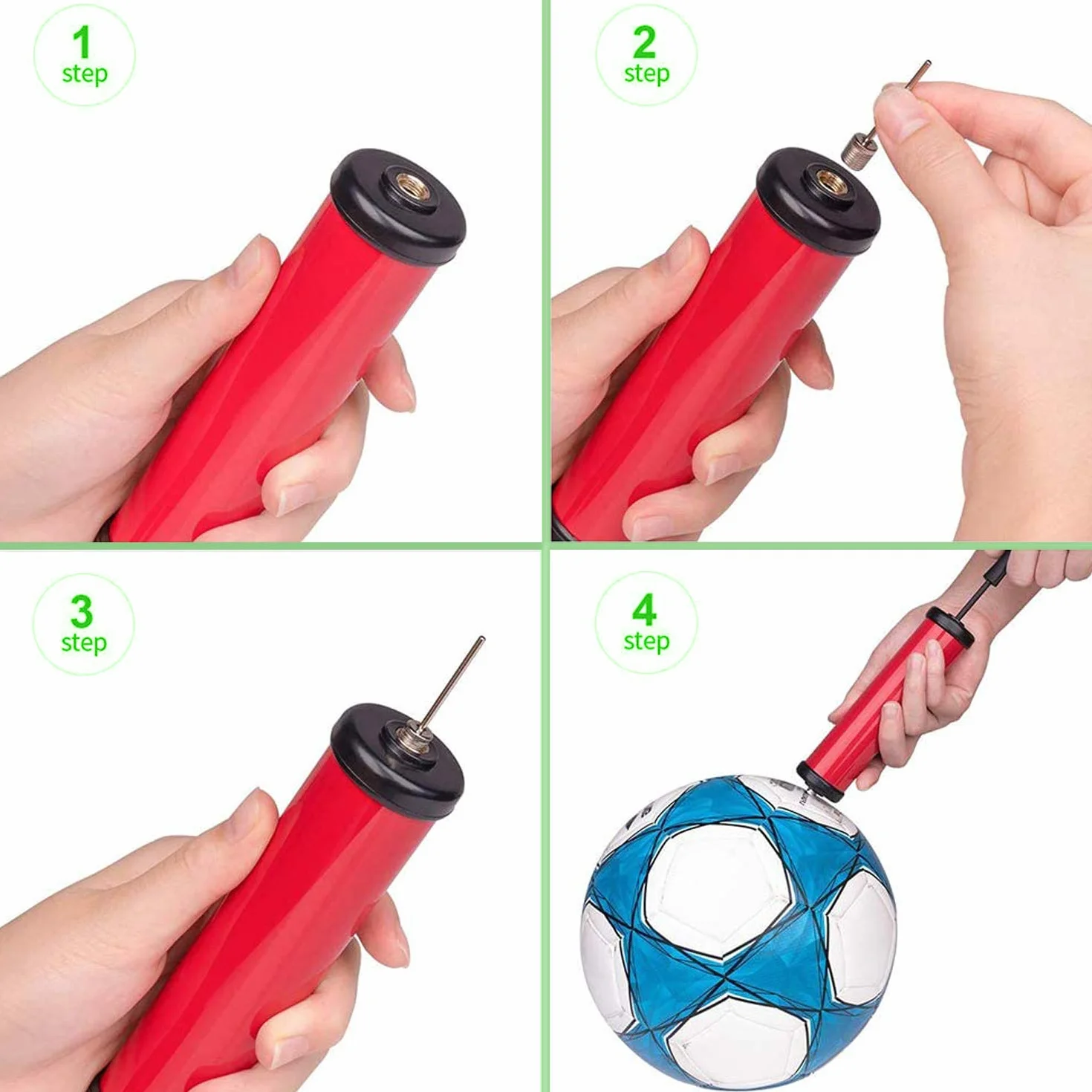 Ago per Gonfiare Palloni XCOZU 10 Pezzi Spillo Pallone Pallavolo Basket Calcio