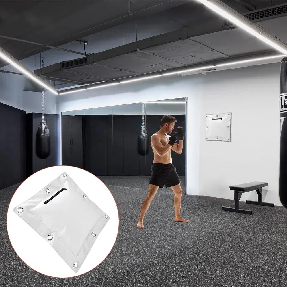 Joyzan Wing Chun Borsa da Boxe, Sacchetto Di Punch Wing Chun Borse Parete in Tela Cuscino Impatto Sacco Sabbia Muro Pad Attrezzatura per Allenamento di Arti Marziali Kung Fu Muay Thai Sanda Praticanti