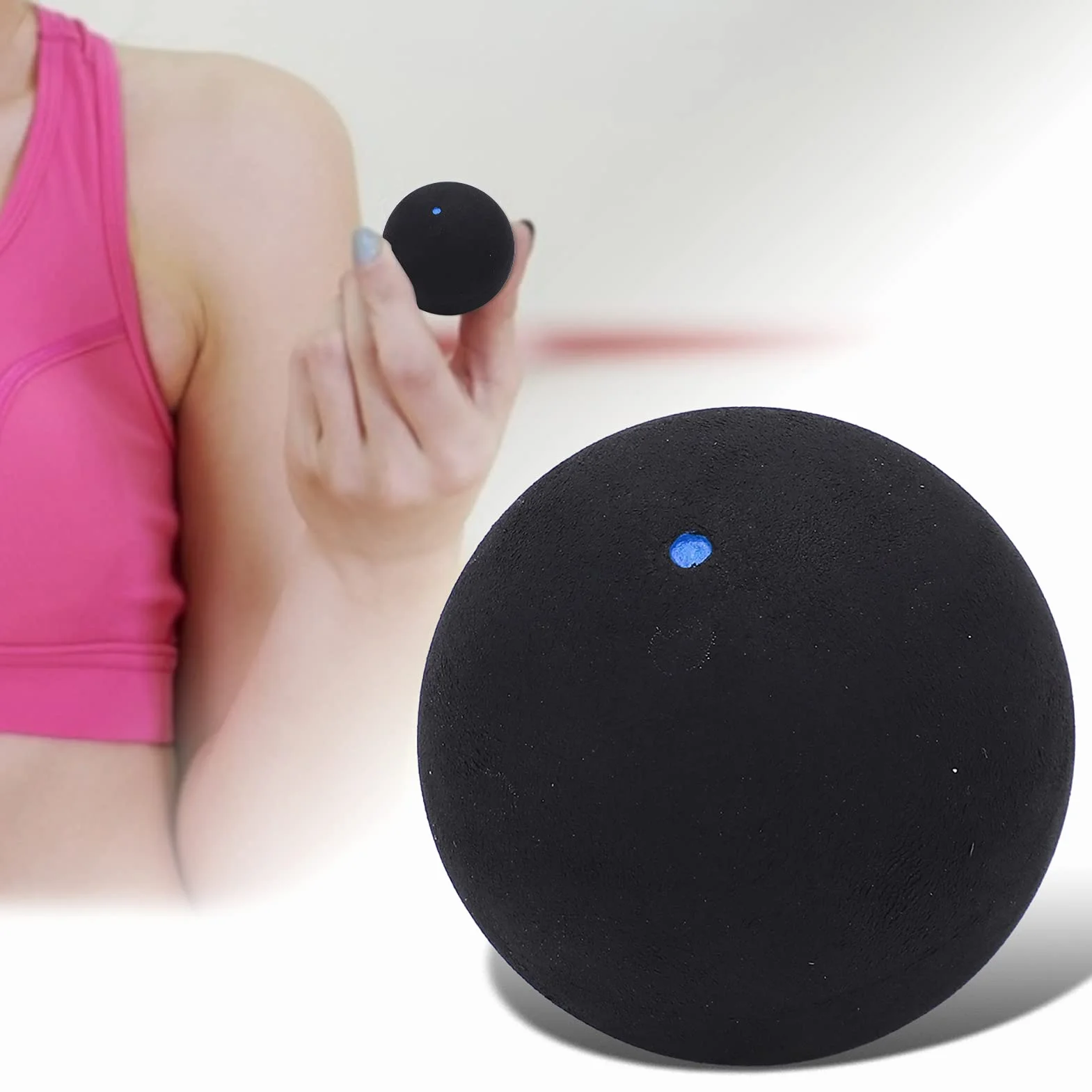 37 mm Squash Ball in Gomma, Palla di Allenamento con Peso 25G per Competizione
