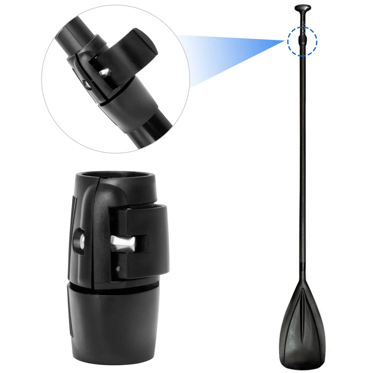 Regolatore del Morsetto dell'albero della pagaia a sgancio rapido del Morsetto della pagaia del SUP Morsetto per Paddle SUP