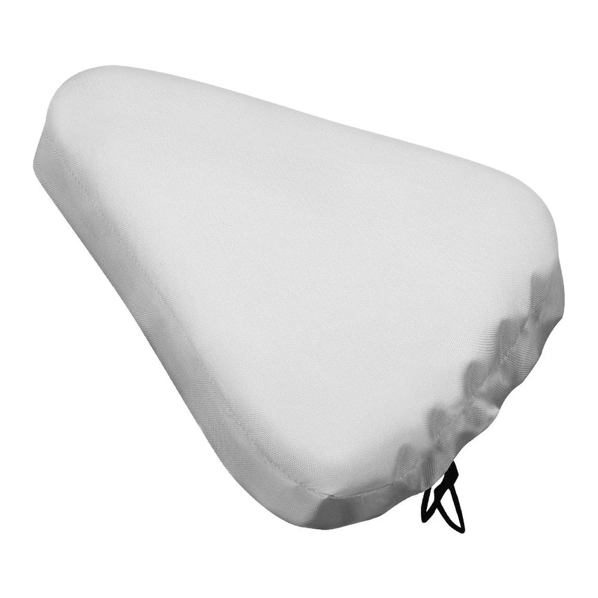 Coprisella Bici Impermeabile, Sella Bici Tinta Unita, Sella Mtb Regolabile, Bicicletta Coprisedile Fibbia a Molla, Coprisella Bicicletta Adatto Maggior Parte (Bianco,2 pezzi)