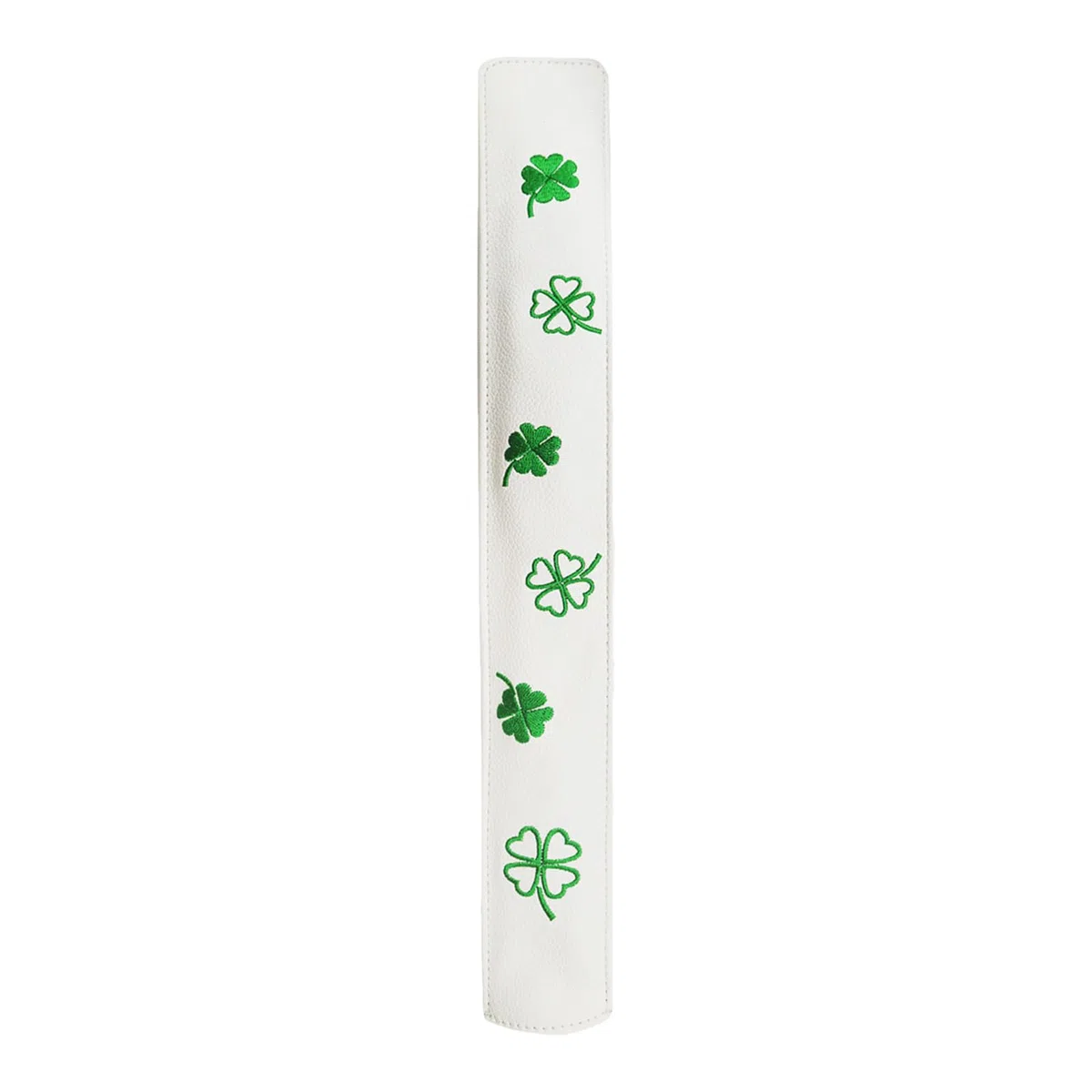 Stick Cover - Golf Gold Guard, PU Leather Mangeave | Design a quadrifoglio fortunato per aste di allineamento, protezione per asse da golf durevole, supporto per attrezzature sportive all'aria aperta