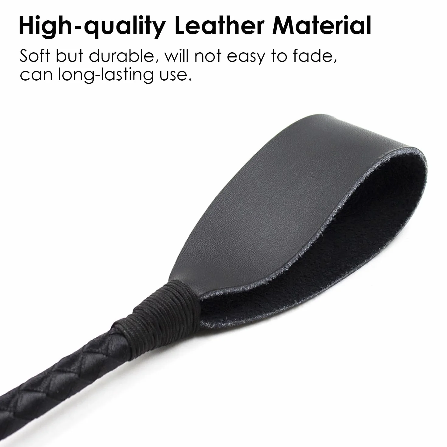 1 frusta da equitazione in pelle nera con manico antiscivolo, frusta da equitazione con manico in gel, accessori da equitazione, frusta da equitazione, accessori per giochi di ruolo