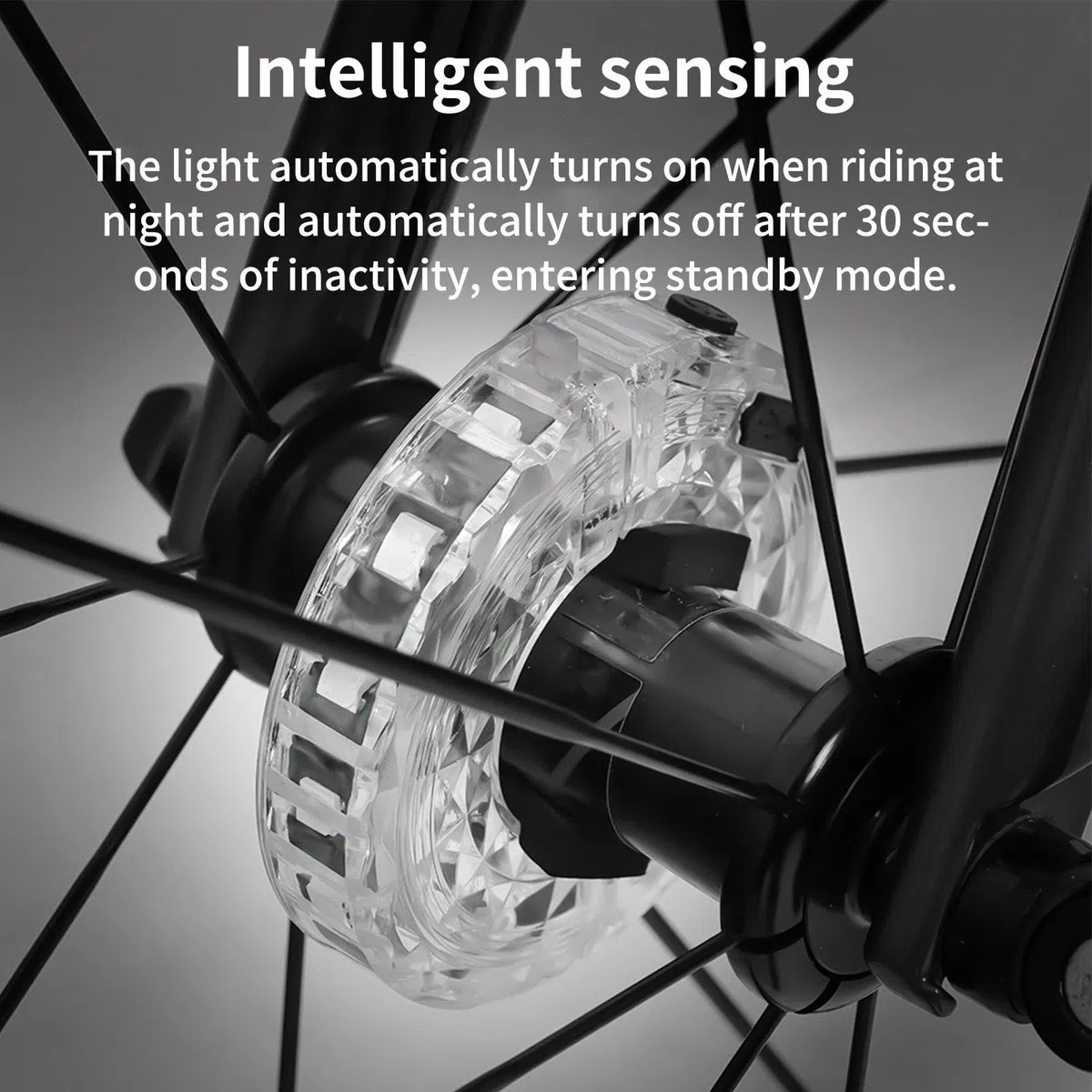 a Raggi per Bici Intelligenti - Sensore di Movimento attivato,Luce del mozzo della Ruota della Bicicletta Notturna per Bambini, Adolescenti, Adulti, Uomini, Donne, Figli,