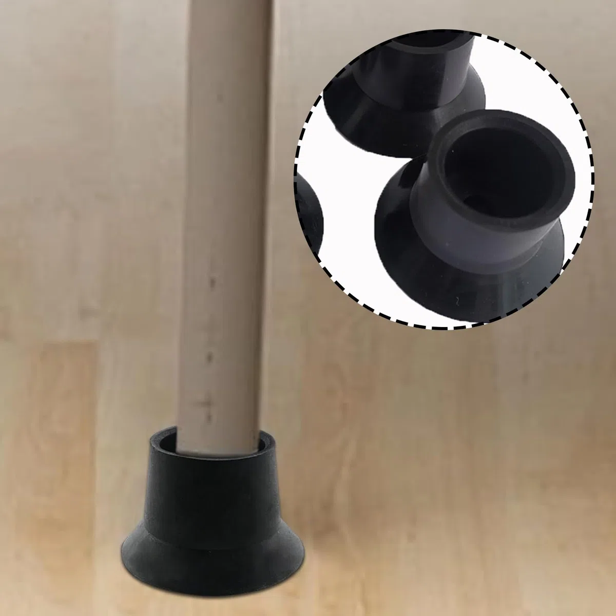 Set di 6 gommini per gambe del trampolino, copertura per tubo elastico | per il letto, per assorbire gli urti, riduzione del rumore, per adulti