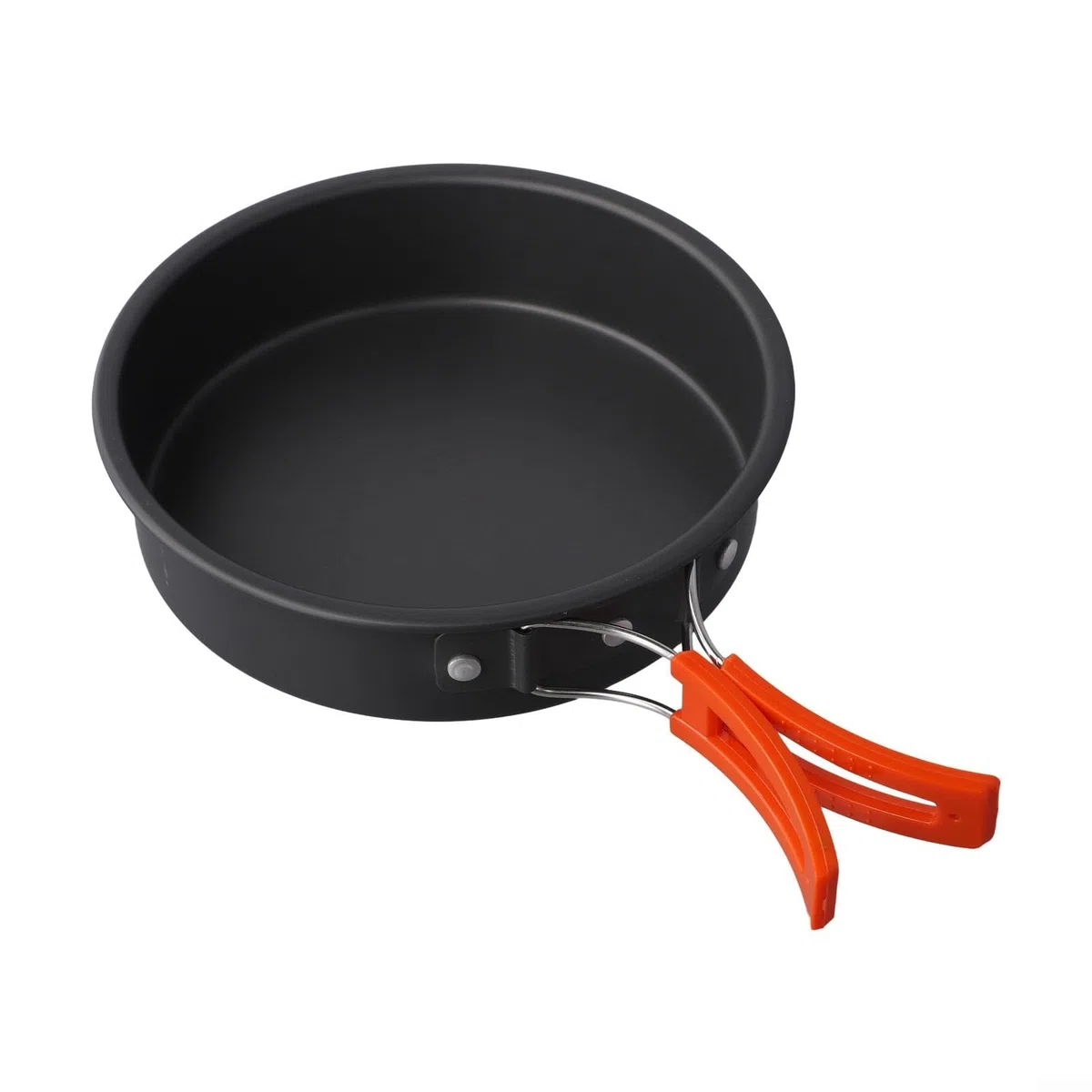 Besttoolifes Padella antiaderente in allumina con design pieghevole, perfetta per avventure in campeggio (media)
