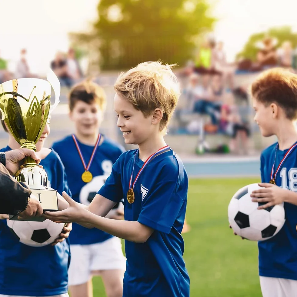 Flintronic Medaglie per Bambini, Medaglie di Plastica con Nastri al Collo, Bomboniere per Giochi Sportivi Scolastici