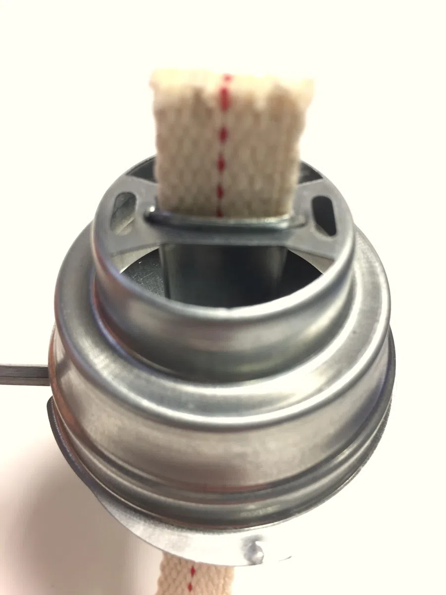 10 stoppini da 12 cm in 100% cotone filo rosso 12,5 mm di larghezza + esattamente compatibile con lanterna 276 e altre lanterne a petrolio, stoppino piatto durevole e sicuro