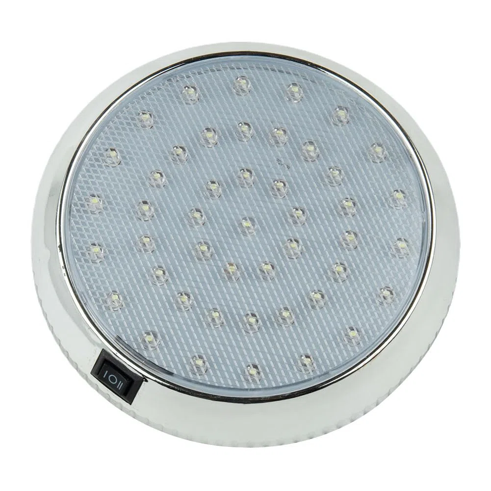 Luce Soffitto 12V 46 LED auto caravan interne ON/OFF - Luci per camper, roulotte, rimorchi, barche, veicoli marini