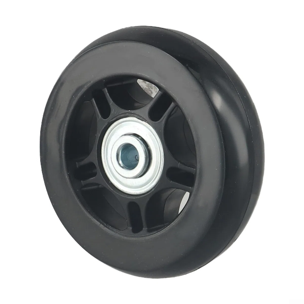 Set di 2 ruote di ricambio multifunzionali per valigie e pattini a rotelle, accessori di installazione pratici (60 mm x 18 mm)