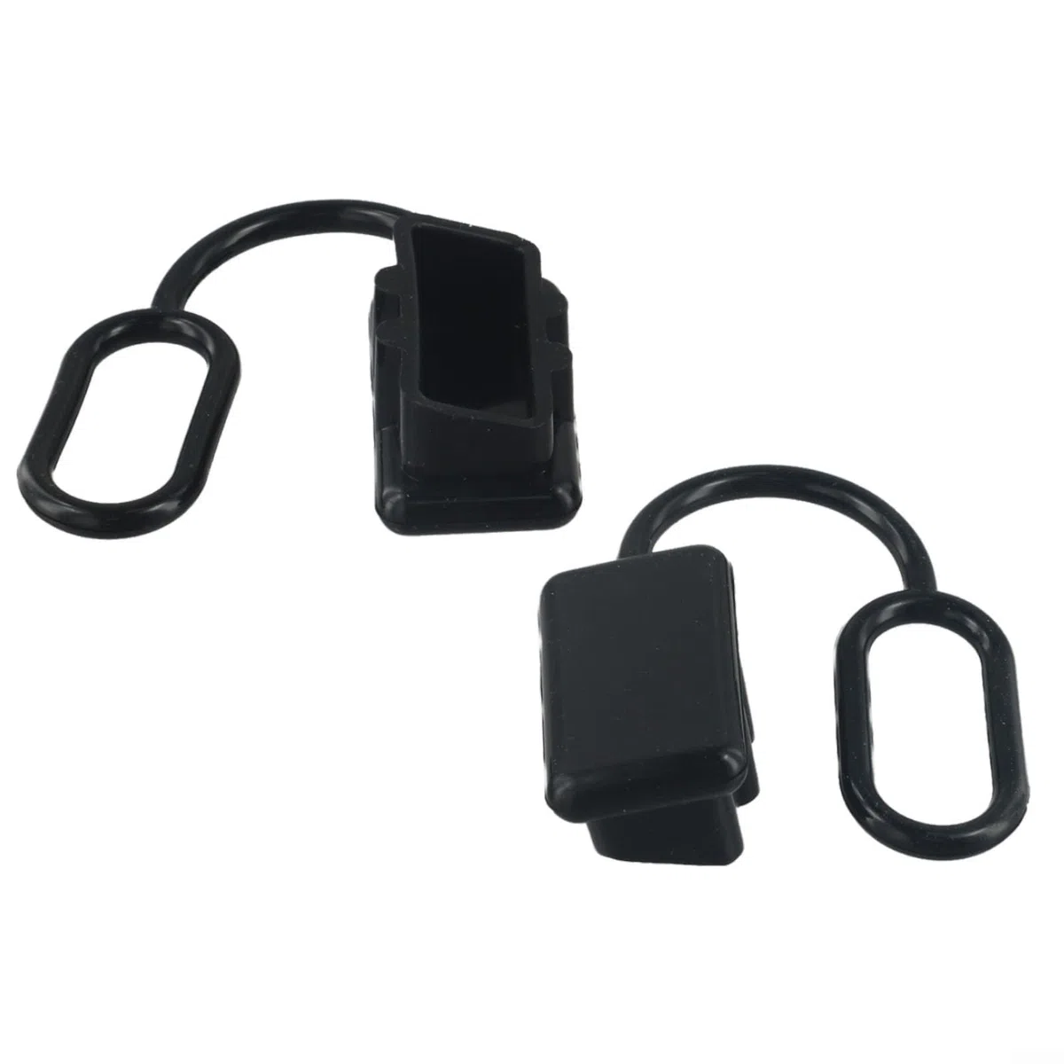 Set di connettori professionali per terminali batteria da 120 A 600 V, 2 pezzi, con coperture protettive per veicoli su larga scala (rosso)