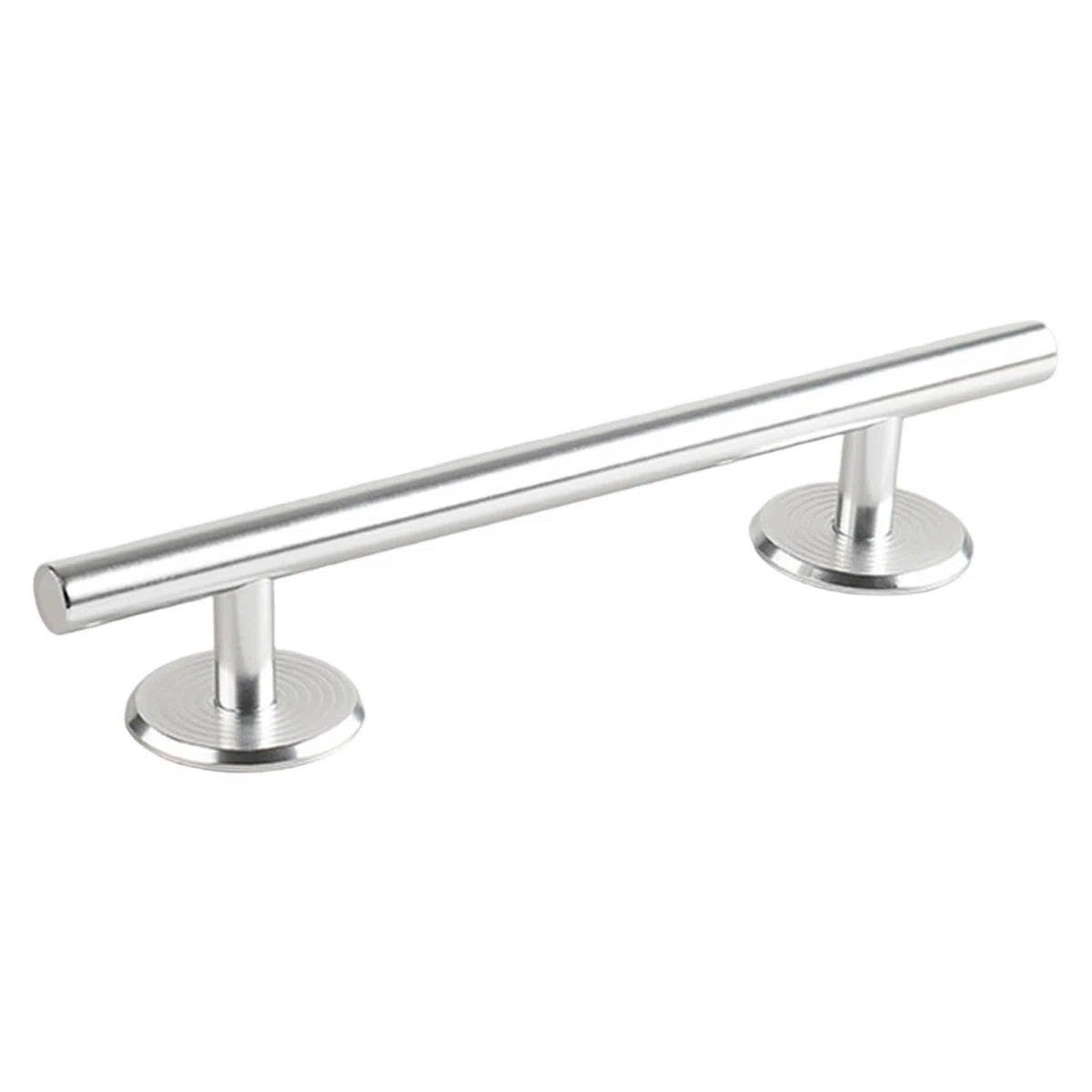 Fingerboards Rail Mini Finger Skateboard Rail Costruzione Robusta in Metallo Superficie Scorrevole Lega di Alluminio Accessorio Professionale Adatto a, Argento Rotondo