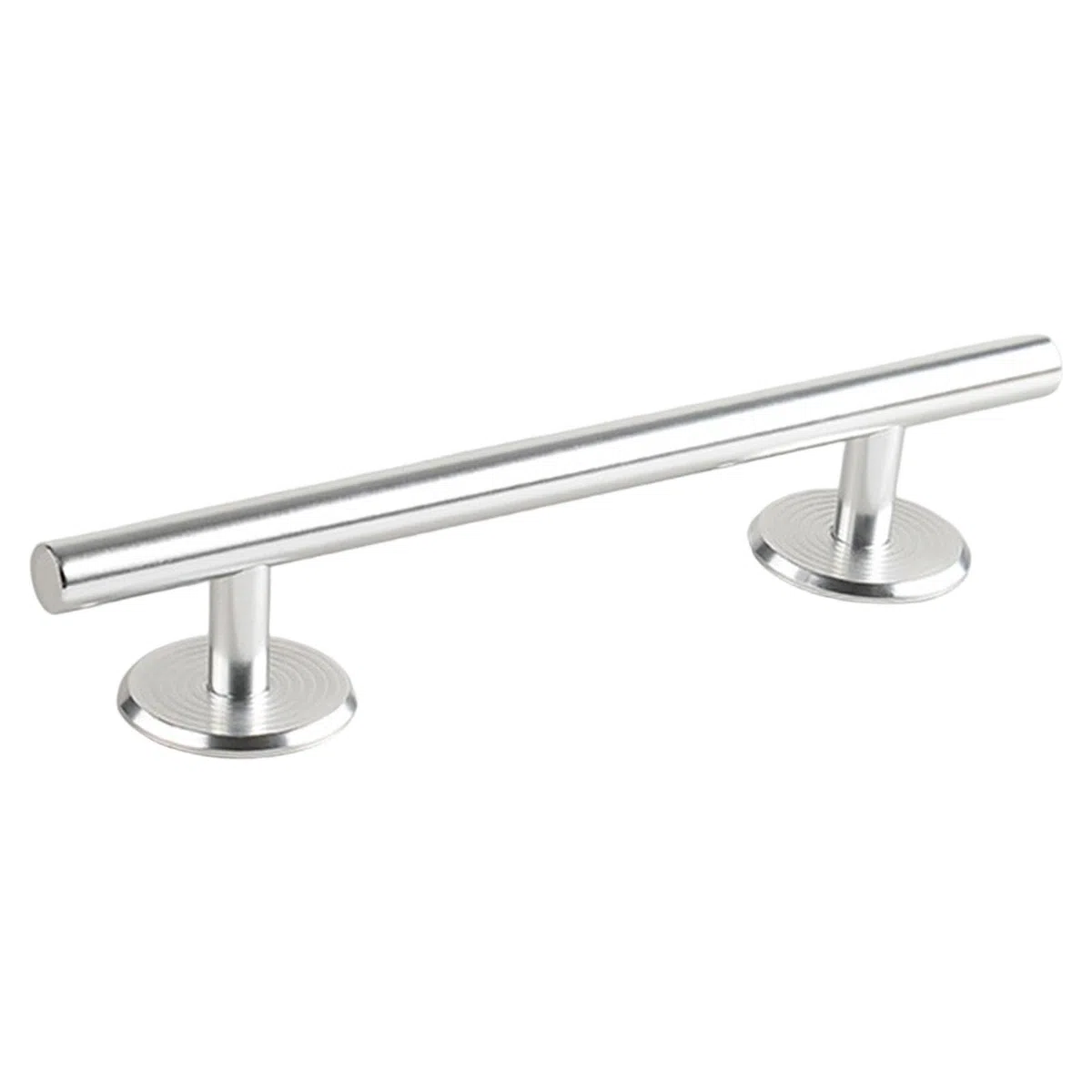Fingerboards Rail Mini Finger Skateboard Rail Costruzione Robusta in Metallo Superficie Scorrevole Lega di Alluminio Accessorio Professionale Adatto a, Argento Rotondo